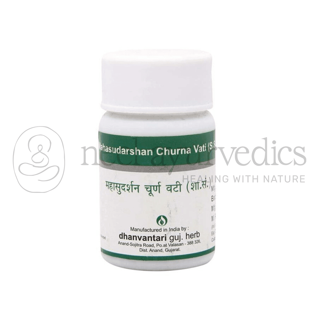 Dhanvantari Maha Sudarshan Churna Vati Tablets Grams Dhanvantari Maha Sudarshan Churna Vati Tablets Grams