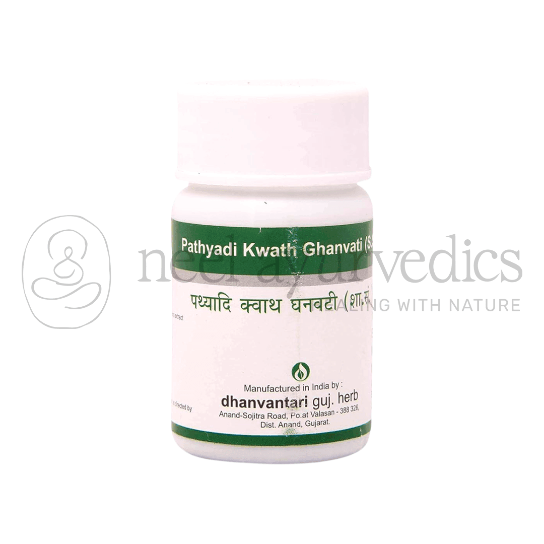Dhanvantari Pathyadi Kwath Ghanvati Tablets Grams