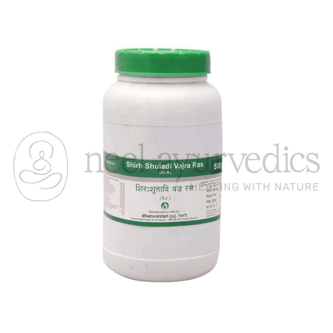 Dhanvantari Shirh Shuladi Vajra Ras Tablets, Grams1