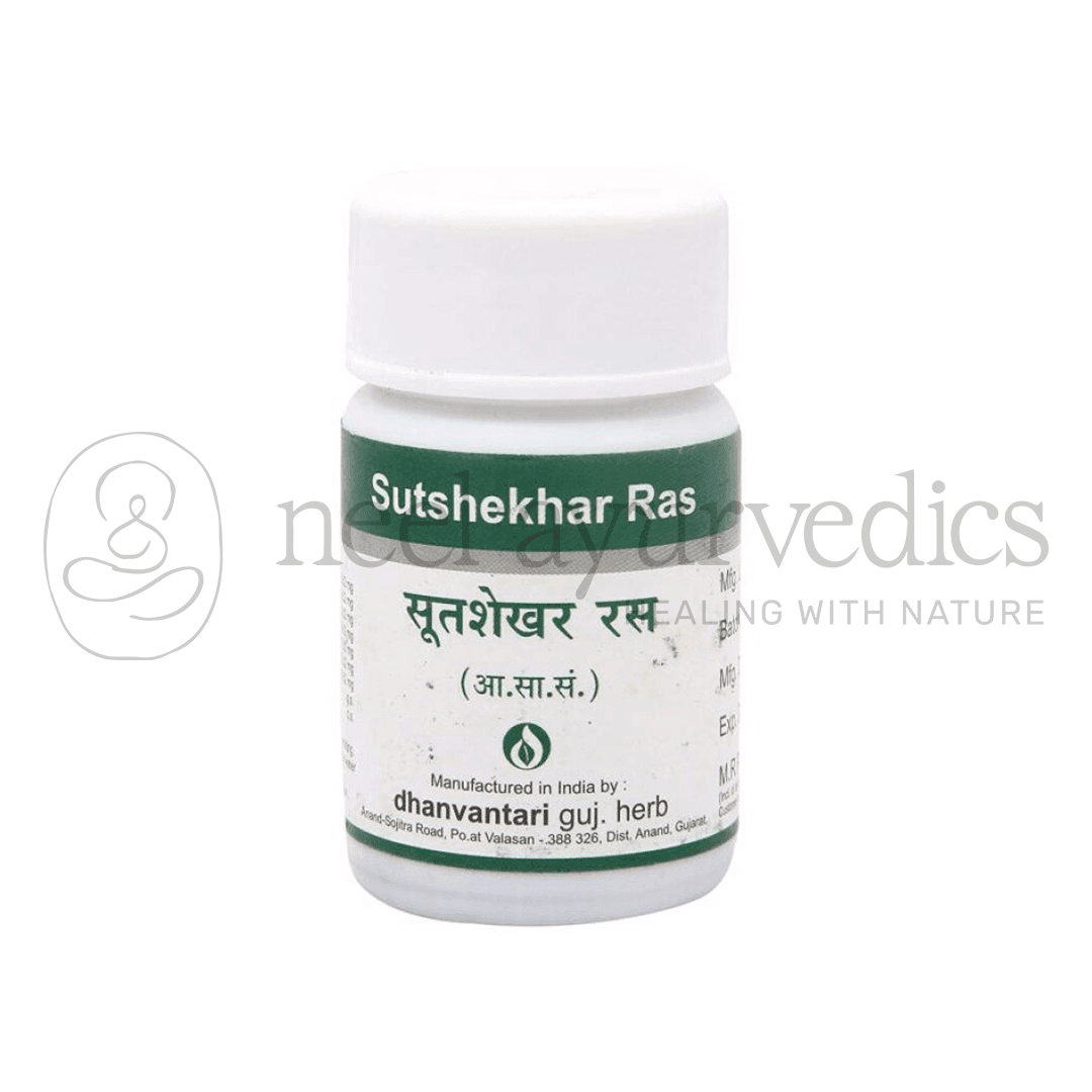 Dhanvantari Sutshekhar Ras Tablets Grams Dhanvantari Sutshekhar Ras Tablets Grams