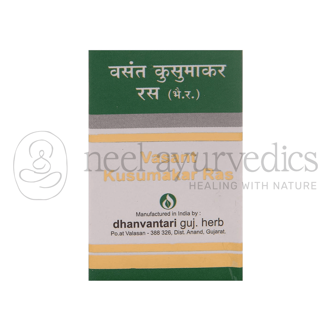 Dhanvantari Vasant Kusumakar Ras (SY) – 20 onglets