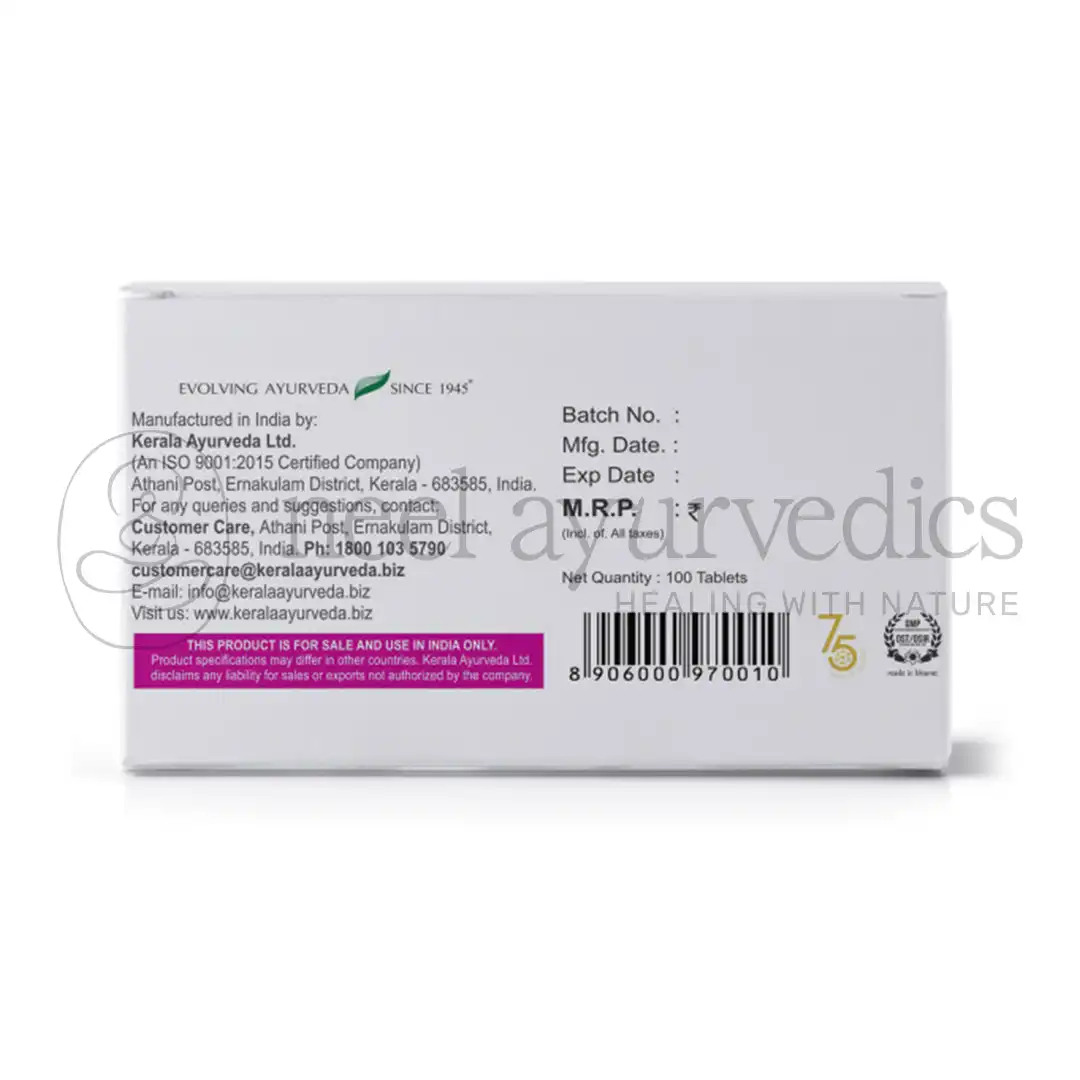 Kerala Ayurveda Alsactil Tablet – 100 Tab1