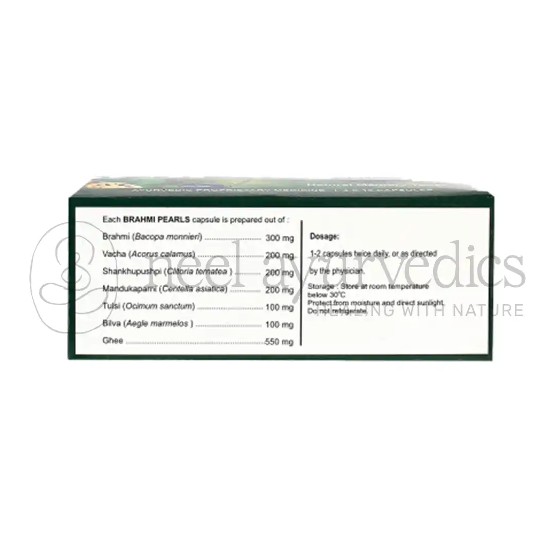 Kerala Ayurveda Brahmi Pearls Capsule – 40 Nos1