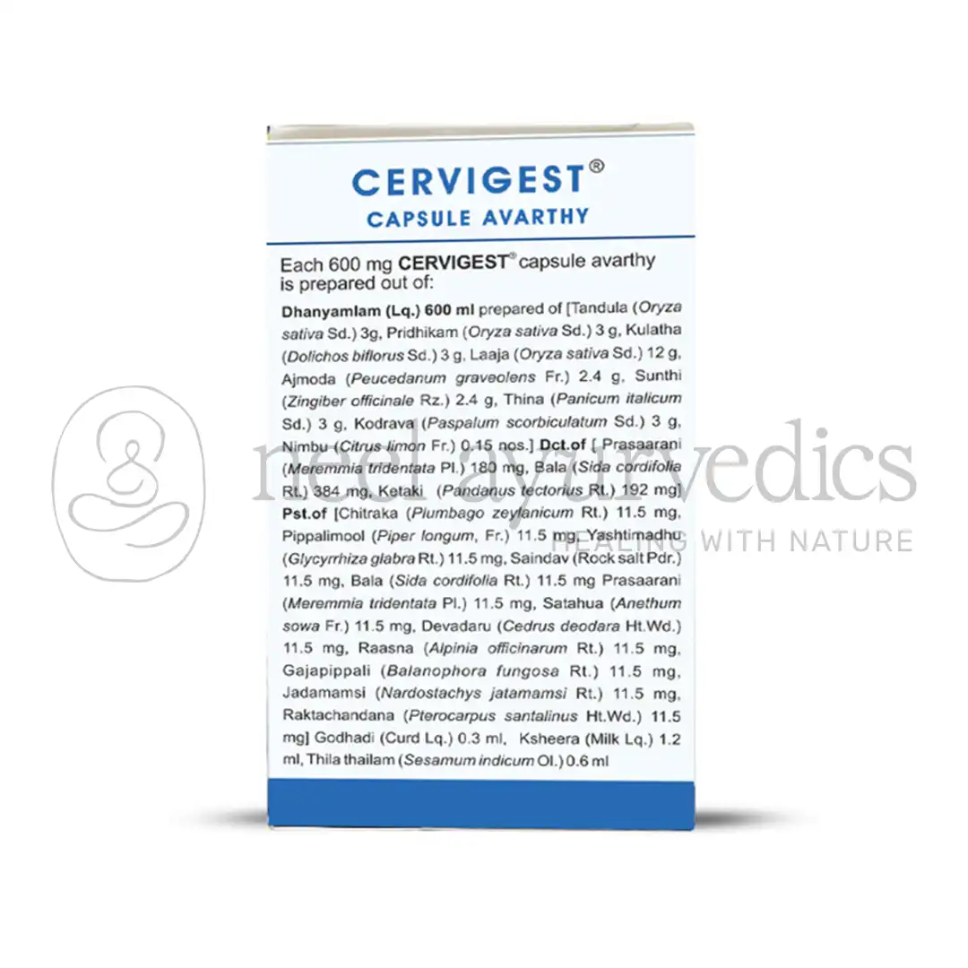 Kerala Ayurveda Cervigest Capsule -100 Cap2