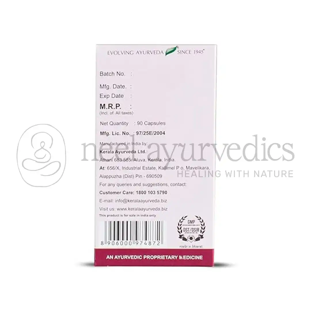 Kerala Ayurveda Lumbagest Capsules – 100 Cap3