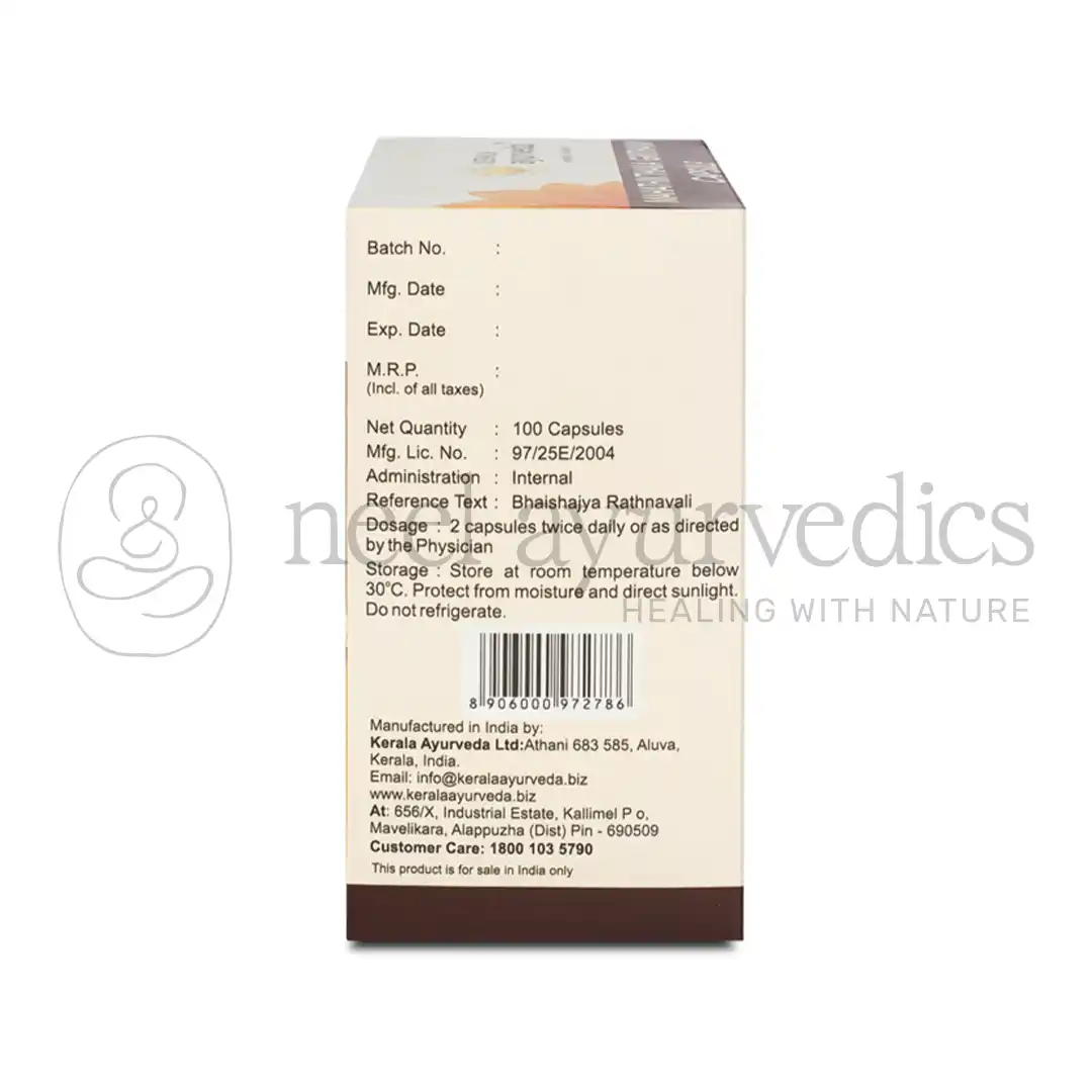 Kerala Ayurveda Mahathikthaka Ghritham Capsule – 100 Cap2