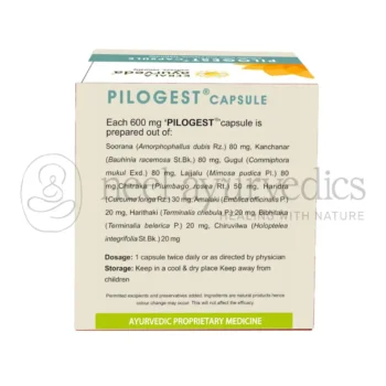 Kerala Ayurveda Pilogest Capsules – 100 Caps2