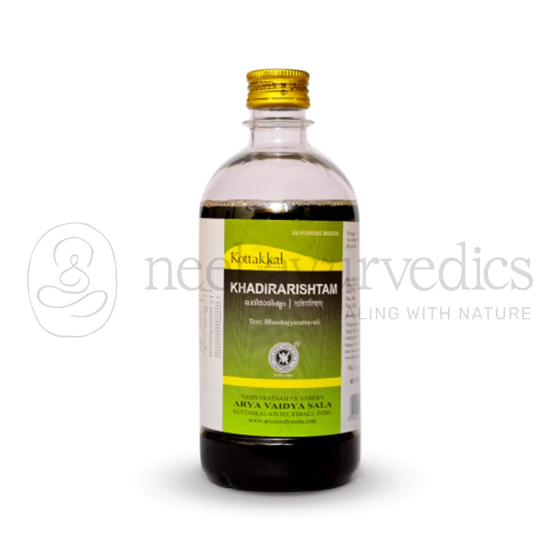 Kottakkal Arya Vaidya Sala Khadirarishtam – 450 ML