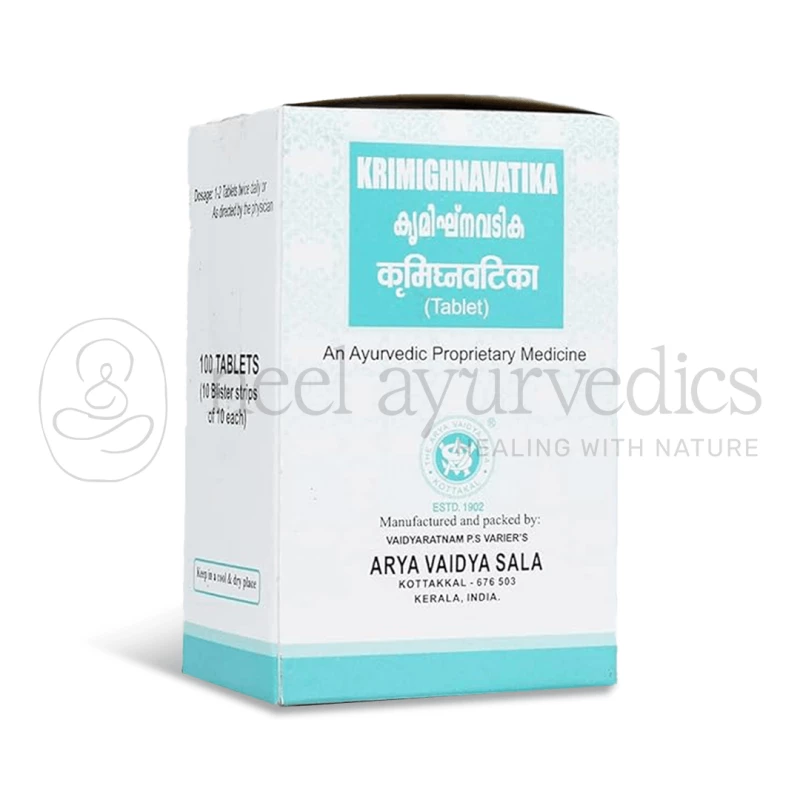 Kottakkal Arya Vaidya Sala Krimighna Vatika – 100 onglets