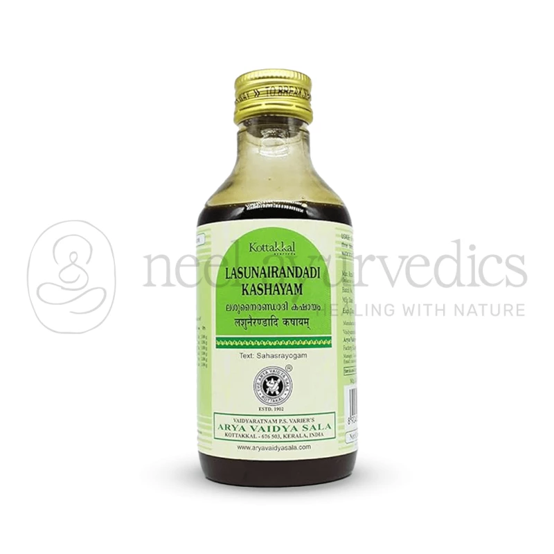 Kottakkal Arya Vaidya Sala Lasunairandadi Kashayam – 200 ML