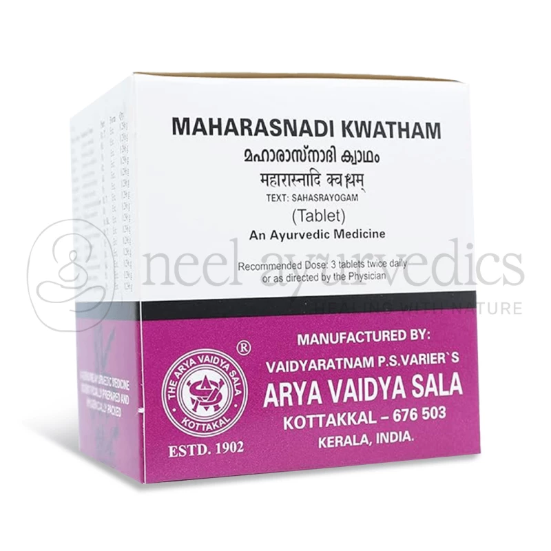Kottakkal Arya Vaidya Sala Maharasnadi Kwatham (comprimé) – 100 Tab