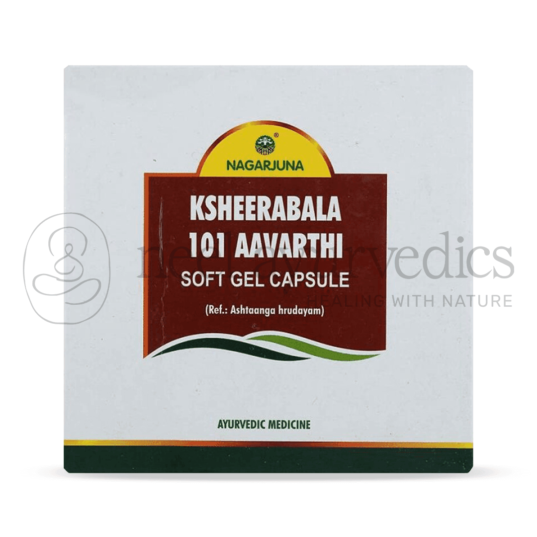 Nagarjuna Kerala Ksheerabala Aavarthi 101 Capsules – 100 Caps