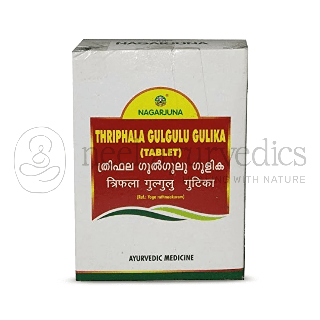 Nagarjuna Kerala Thriphala Gulgulu Gulika – 100 Tabs