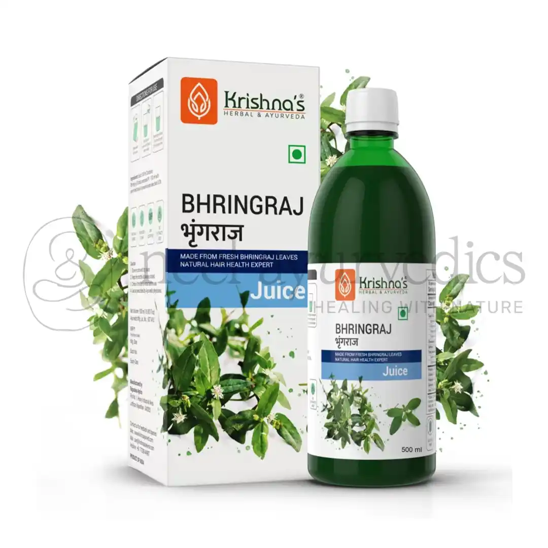 Krishna’s Herbal And Ayurveda Bhringraj Swaras – 500 ML Krishna’s Herbal And Ayurveda Bhringraj Swaras – 500 ML
