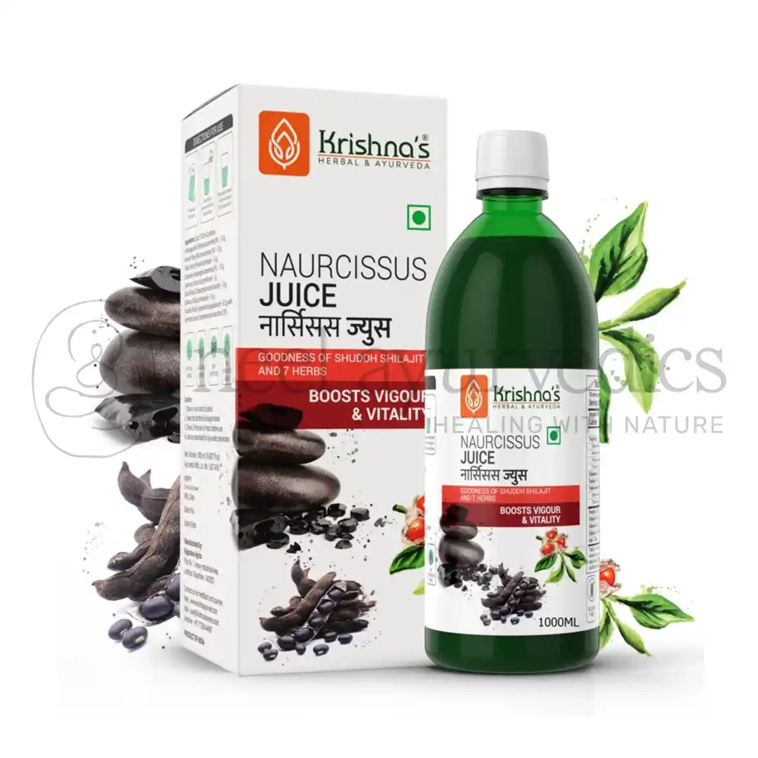 Krishna Herbes et Ayurveda Naurcissus Jus – 1000 ml