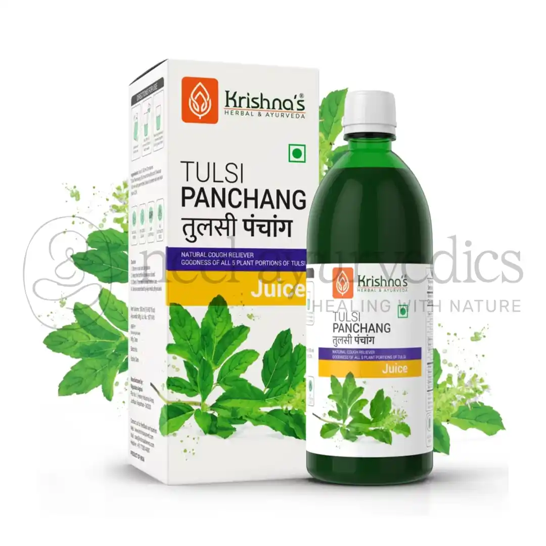 Krishna Herbes et Ayurveda Tulsi Panchang Jus – 1000 ml