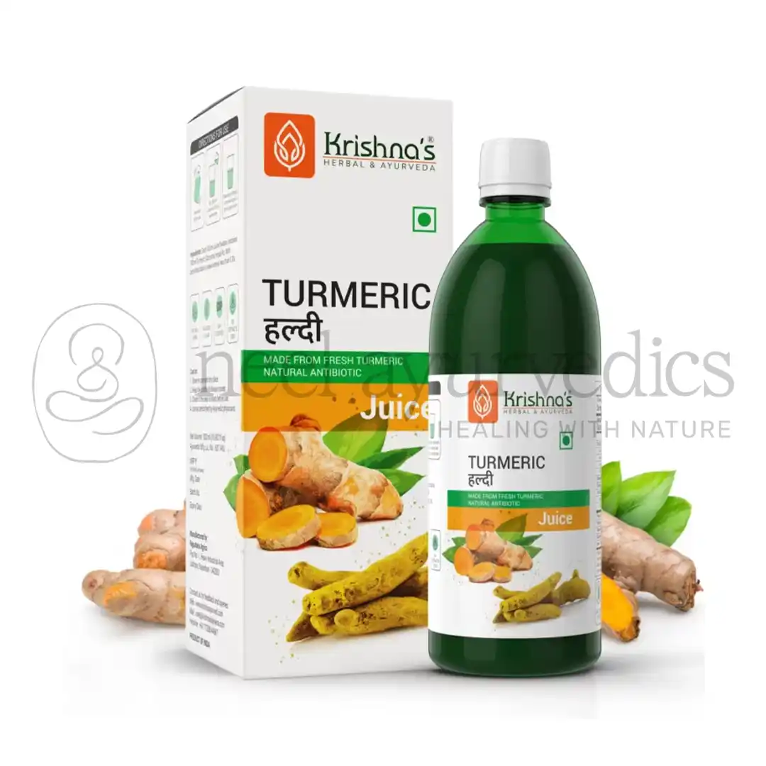 Krishna Herbes et Ayurveda Curcuma Jus – 1000 ml