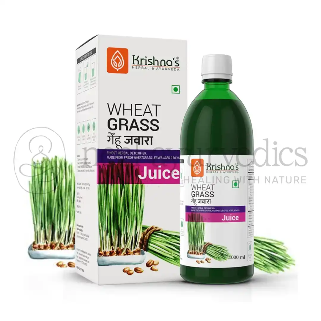 Krishna Herbes et Ayurveda d’herbe de blé aux Jus – 1000 ml