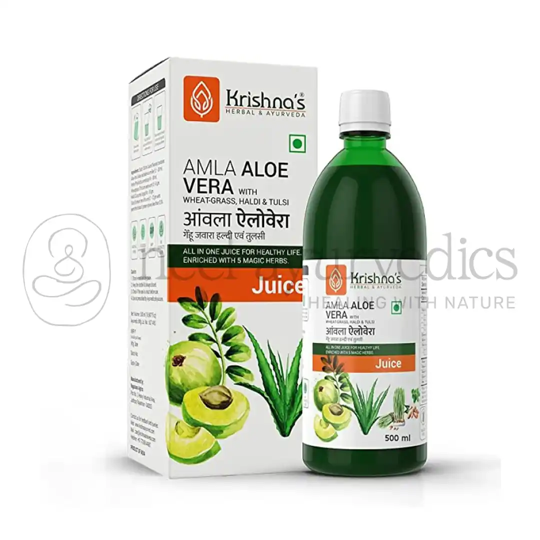 Krishna’s Herbes et Ayurveda Amla et Aloevera Jus