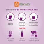 Krishna’s Herbal And Ayurveda Jamun Juice – 1000 ML1