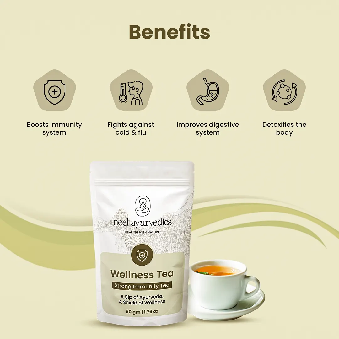 Neel Ayurvedics Strong Immunity Tea Benefits