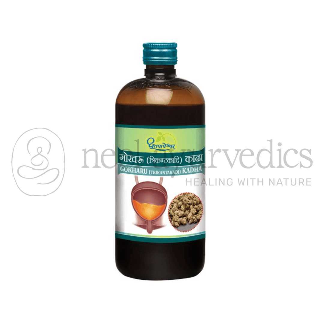 Dhootapapeshwar Gokharu (Trikantakadi) Kadha – 450ml Dhootapapeshwar Gokharu (Trikantakadi) Kadha – 450ml