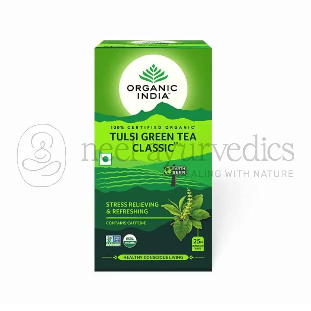 Organic India Thé vert Tulsi classique