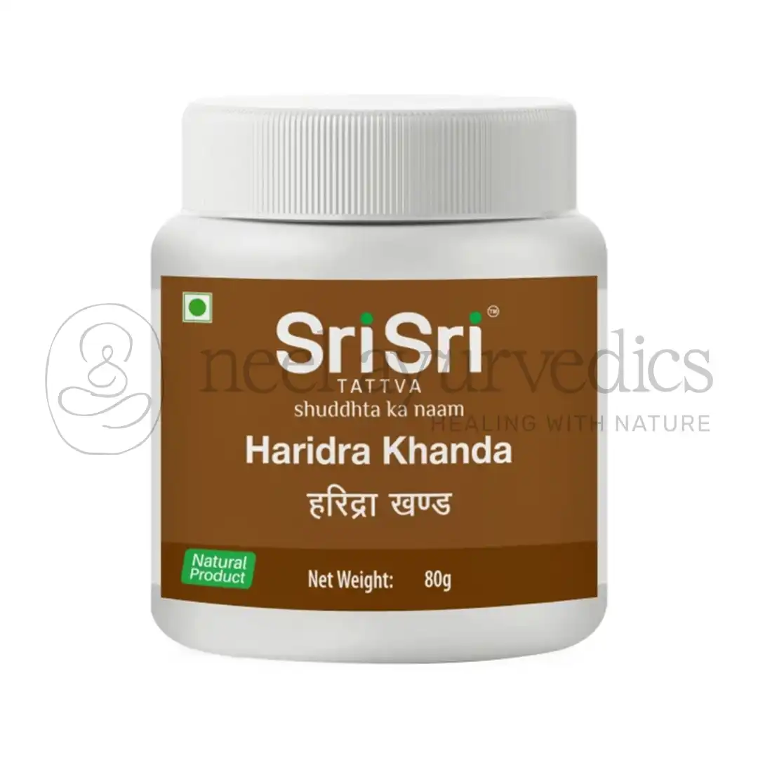 Sri Sri Tattva Haridra Khanda Churna – 80 Gm Sri Sri Tattva Haridra Khanda Churna – 80 Gm