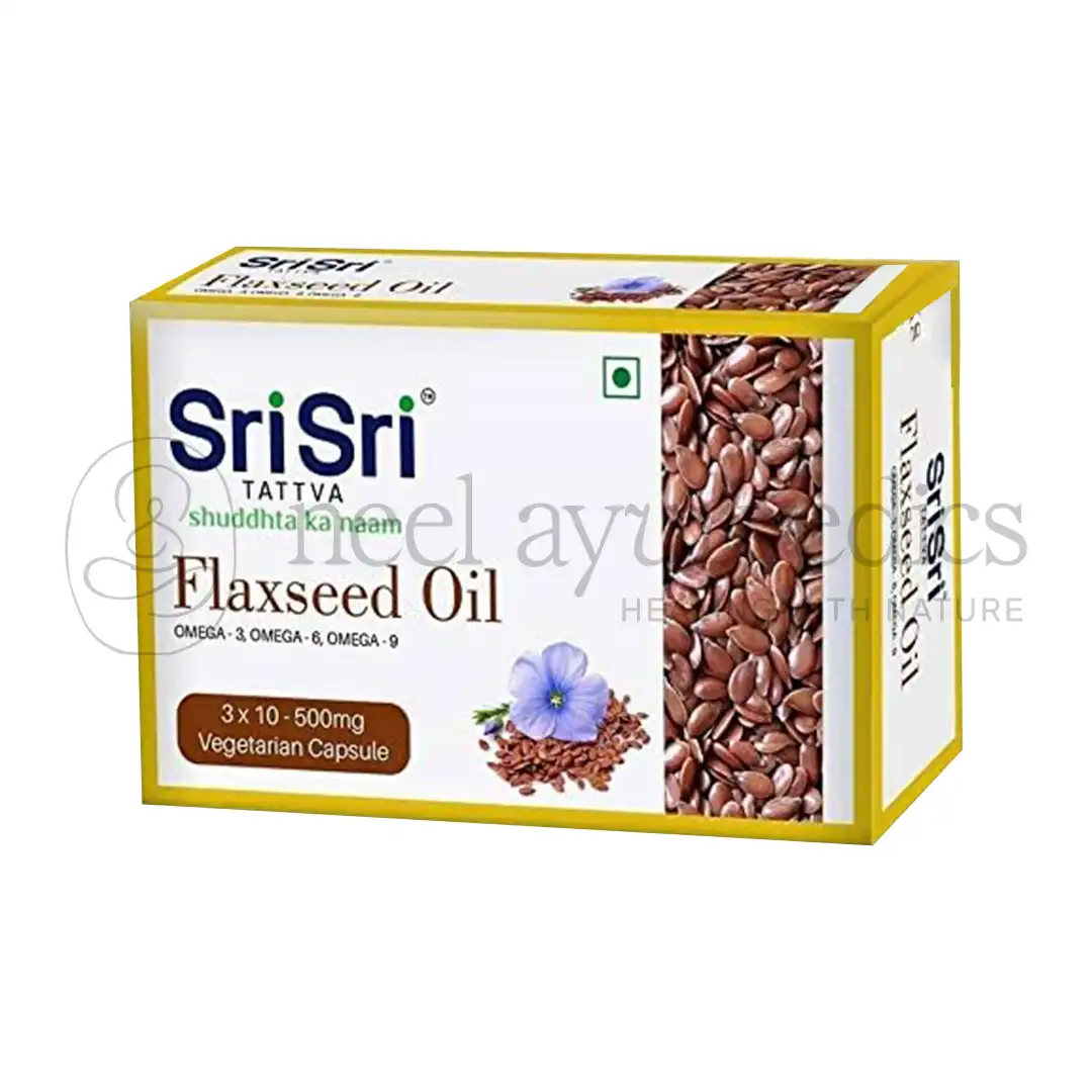 Sri Sri Tattva Omega 3,6,9-Flaxseed oil Capsules – 30 Cap Sri Sri Tattva Omega 3,6,9-Flaxseed oil Capsules – 30 Cap